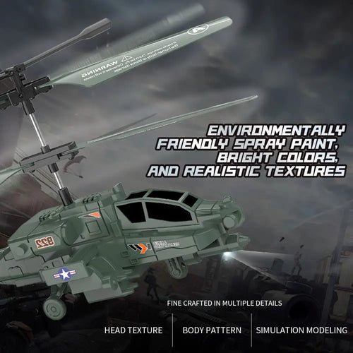  Green USB Rechargeable Mini RC Helicopter Toy cashymart