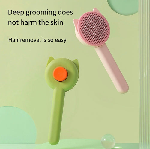  Groom & Clean: Self-Cleaning Pet Brush cashymart