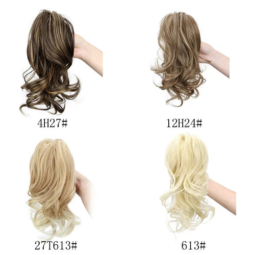  H&STAR 12 Inch Synthetic Curly Ponytail Extension cashymart