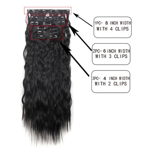  H&STAR 24 Inch Kinky Curly Hair Extensions cashymart