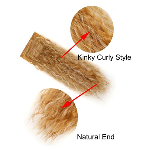  H&STAR 24 Inch Kinky Curly Hair Extensions cashymart