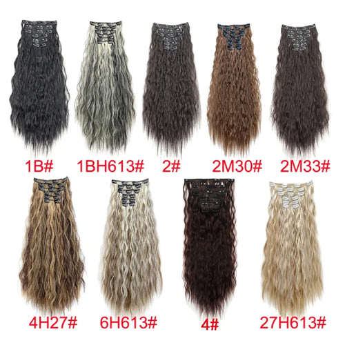  H&STAR 24 Inch Kinky Curly Hair Extensions cashymart
