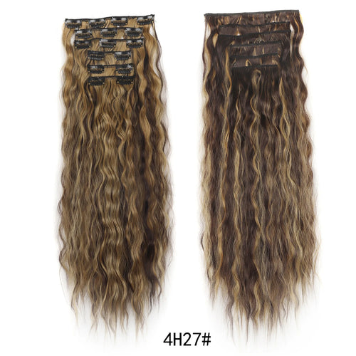  H&STAR 24 Inch Kinky Curly Hair Extensions cashymart
