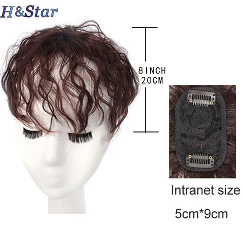  H&STAR 8 Inch Synthetic Clip In Short Curly Hair Extension cashymart