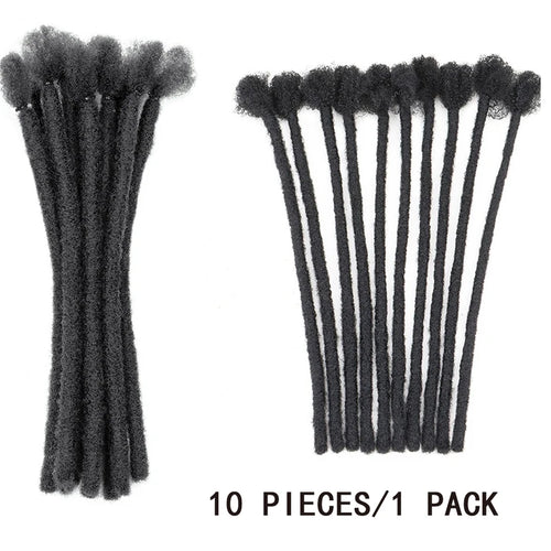  H&STAR Synthetic 8 Inch Handmade Dreadlocks Hair Extensions cashymart