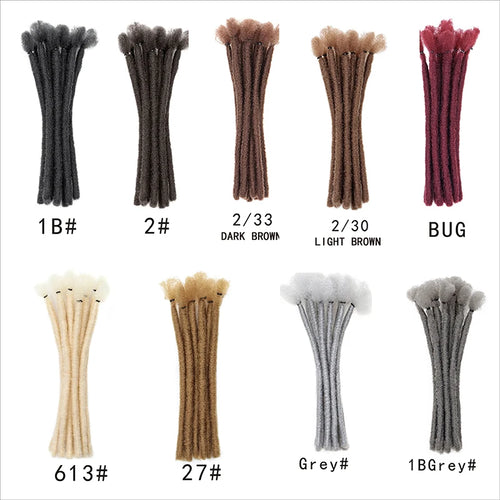  H&STAR Synthetic 8 Inch Handmade Dreadlocks Hair Extensions cashymart