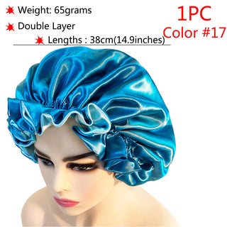  Adjustable Satin Sleep Bonnet cashymart