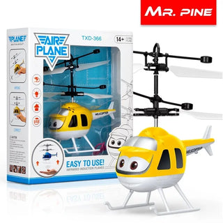  Colorful LED Flying RC Helicopter Toy cashymart