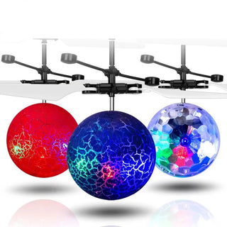  Colorful LED Flying RC Helicopter Toy cashymart