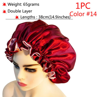  Adjustable Satin Sleep Bonnet cashymart