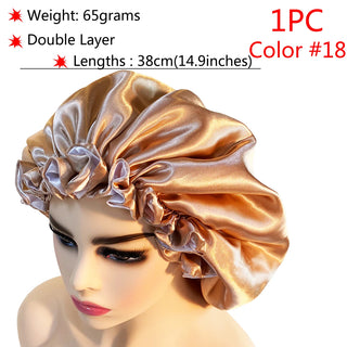  Adjustable Satin Sleep Bonnet cashymart