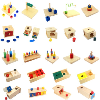  Montessori Wooden Educational Toy Set cashymart