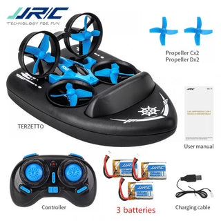  3-in-1 RC Drone, Car & Boat Toy for Kids cashymart