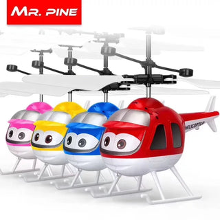  Colorful LED Flying RC Helicopter Toy cashymart