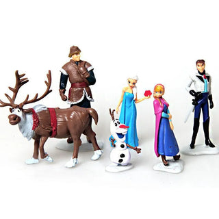  Disney Frozen 2 Elsa Anna Olaf Kristoff Sven PVC Action Figure cashymart