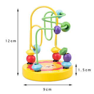  Wooden Bead Wire Maze Toy cashymart