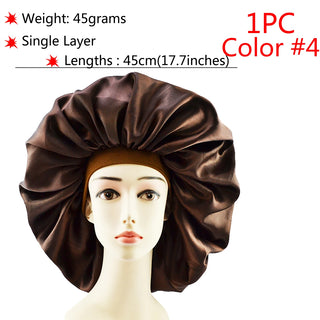  Adjustable Satin Sleep Bonnet cashymart