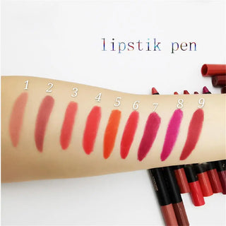 9-Color Matte Lipstick Pen