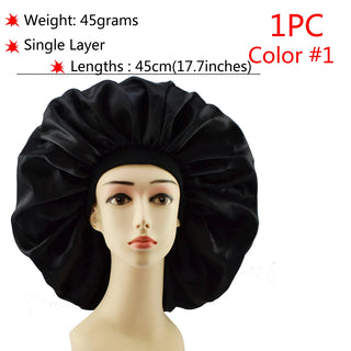  Adjustable Satin Sleep Bonnet cashymart