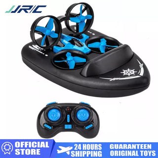  3-in-1 RC Drone, Car & Boat Toy for Kids cashymart