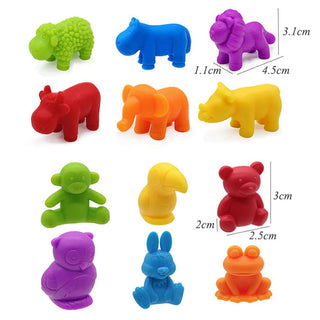  Colorful Montessori Rainbow Bears cashymart