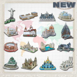  Architectural Landmark 3D Jigsaw Puzzle Model cashymart