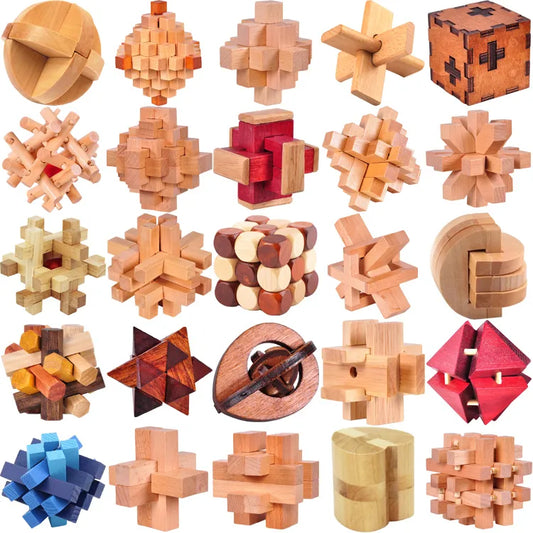 Challenging Classic Wooden Puzzle cashymart