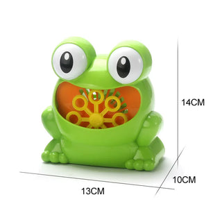  New Cute Frog Automatic Bubble Gun Toy for Kids Outdoors cashymart