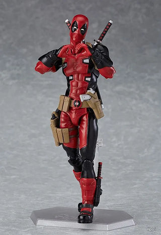  X-MAN Figma 353 Deadpool PVC Action Figure Model Toy cashymart