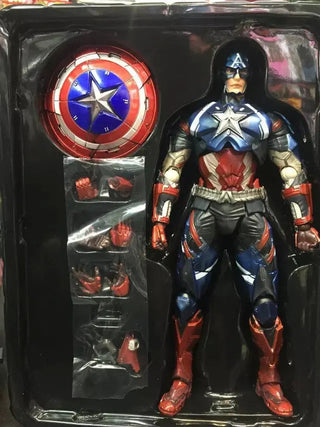  Captain America 27cm Action Figure - Marvel Super Hero Toy cashymart