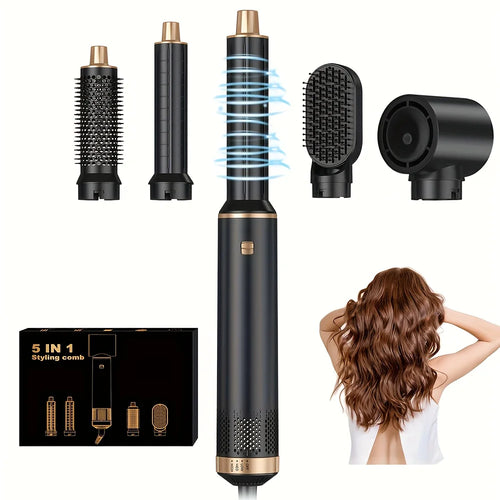  Hair Dryer 5 in 1 Electric Comb cashymart