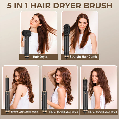  Hair Dryer 5 in 1 Electric Comb cashymart