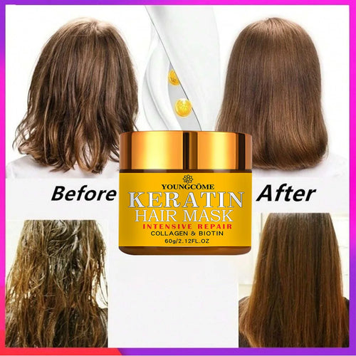  Hair Mask with Biotin Collagen Keratin Treatment cashymart