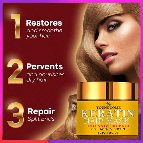  Hair Mask with Biotin Collagen Keratin Treatment cashymart