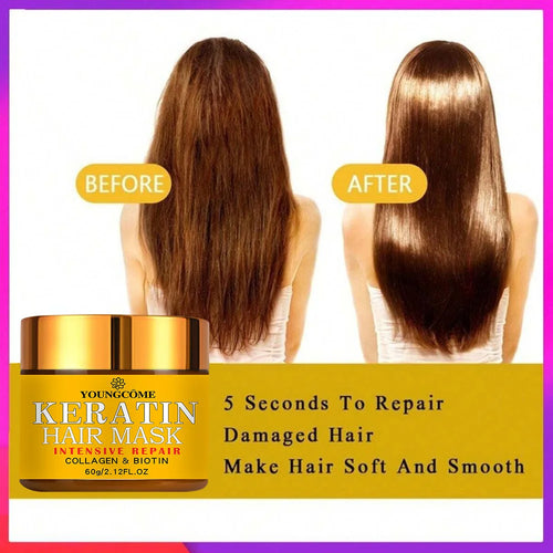  Hair Mask with Biotin Collagen Keratin Treatment cashymart
