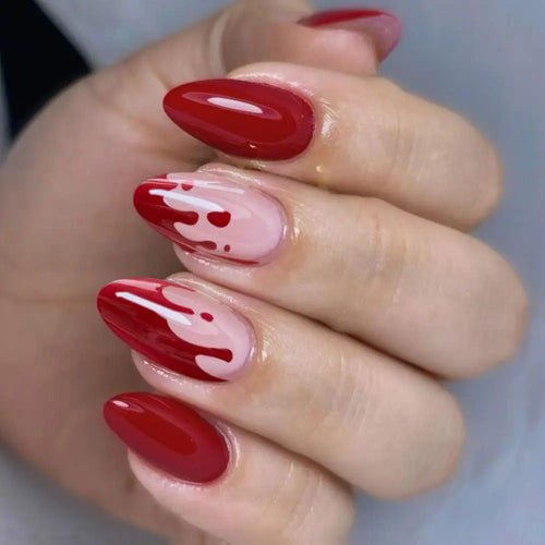  Halloween Bat & Spider Web Press-On Nails cashymart