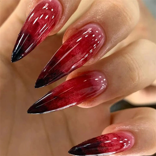  Halloween Blood Press on Nails Set cashymart