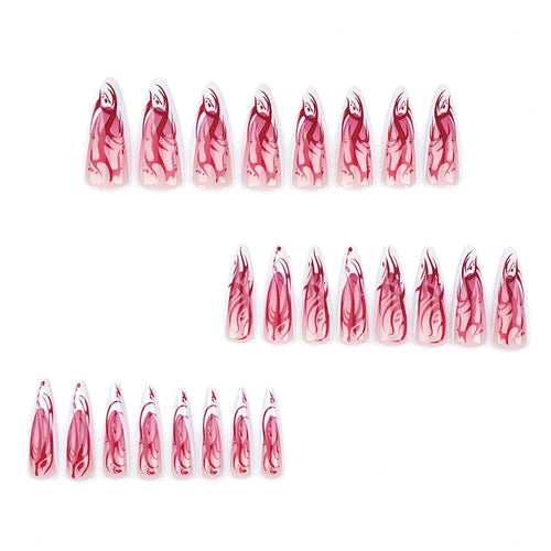  Halloween Inferno Press-On Nails cashymart