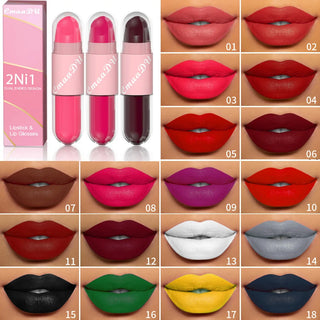 Halloween Lip Gloss Set, 3-Piece Shiny Lipstick Duo cashymart
