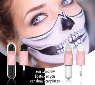  Halloween Lip Gloss Set, 3-Piece Shiny Lipstick Duo cashymart