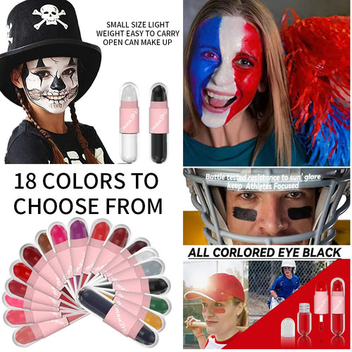  Halloween Lip Gloss Set, 3-Piece Shiny Lipstick Duo cashymart
