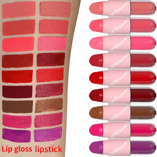  Halloween Lip Gloss Set, 3-Piece Shiny Lipstick Duo cashymart