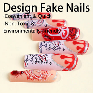  Halloween Press-On Nail Set cashymart
