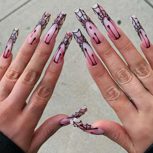  Halloween Press-On Nail Set cashymart