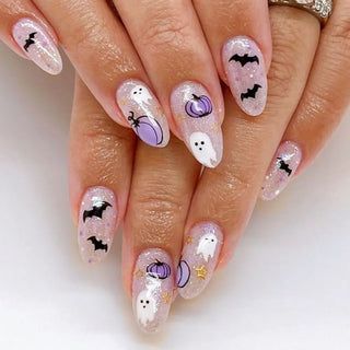  Halloween Press-On Nails cashymart