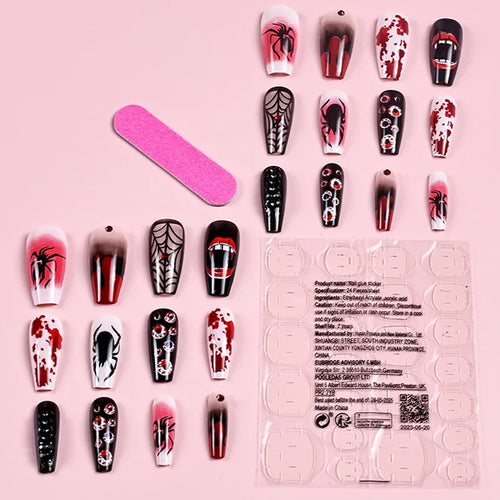  Halloween Press-On Nails cashymart