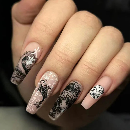  Halloween Press-On Nails cashymart
