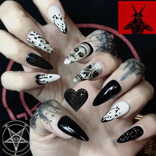  Halloween Press-On Nails cashymart