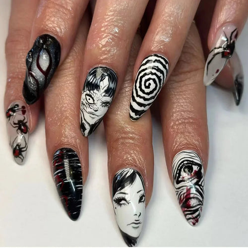  Halloween Press-On Nails cashymart