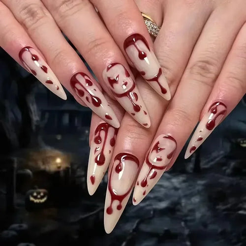  Halloween Press-On Nails cashymart